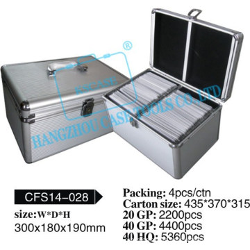 Aluminum CD case ,CD case,CD carrying case